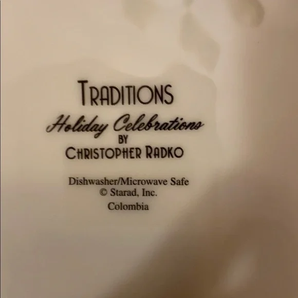 CHRISTOPHER RADKO VINTAGE HOLIDAY COLLECTORS PLATE CHRISTMAS DECOR ⭐️⭐️⭐⭐️⭐️ - Picture 12 of 14